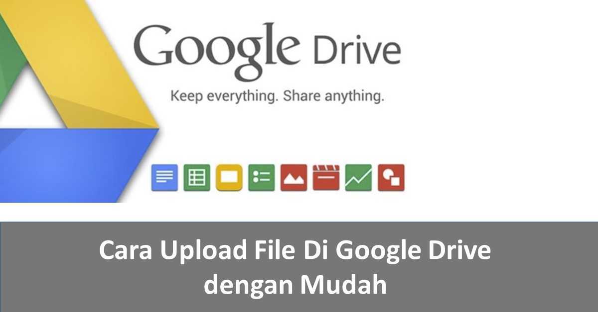 Cara Upload File Di Google Drive Yang Mudah | INIwarta